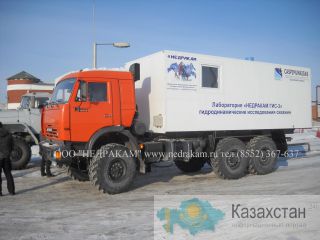 Автомобиль исследования газовых скважин на шасси Камаз 4310 Алматы и Алматинская область